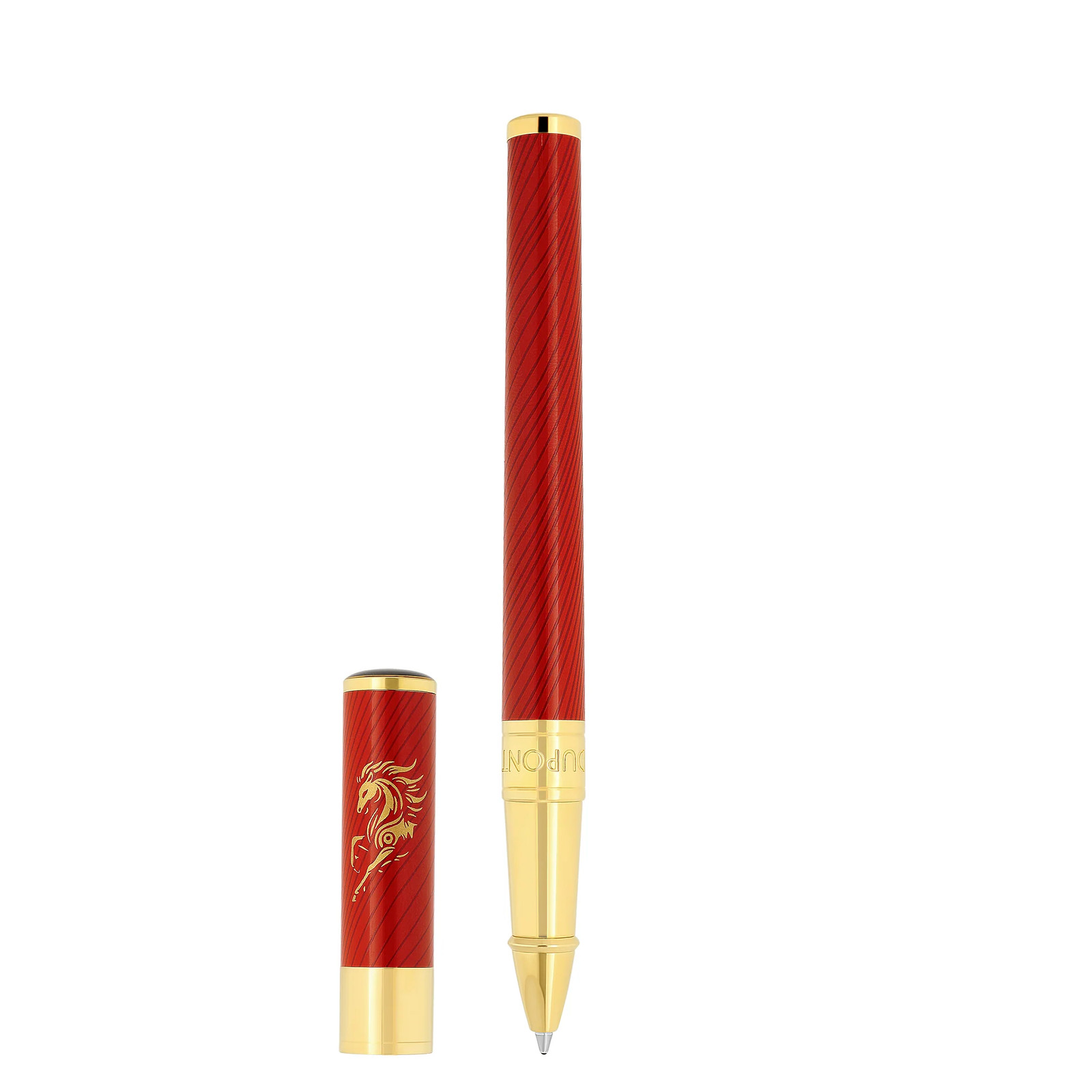 S.T. Ballpoint Pen Dupont Initial Collectible Unisex Synthetic Gold