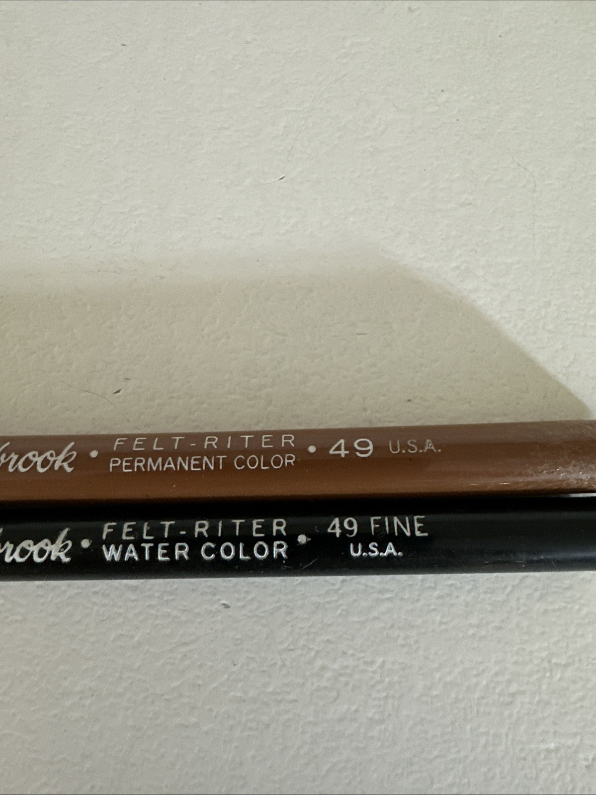 VTG Esterbrook Felt-Riter 49 Pen – Brown Permanent Color & BLACK
