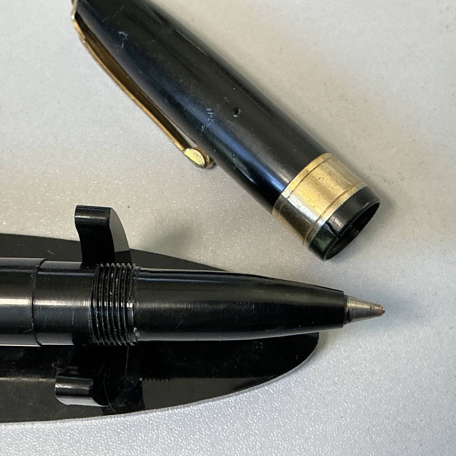 Vintage Penman Black Ballpoint Pen “Ed. Varejcka” —B135