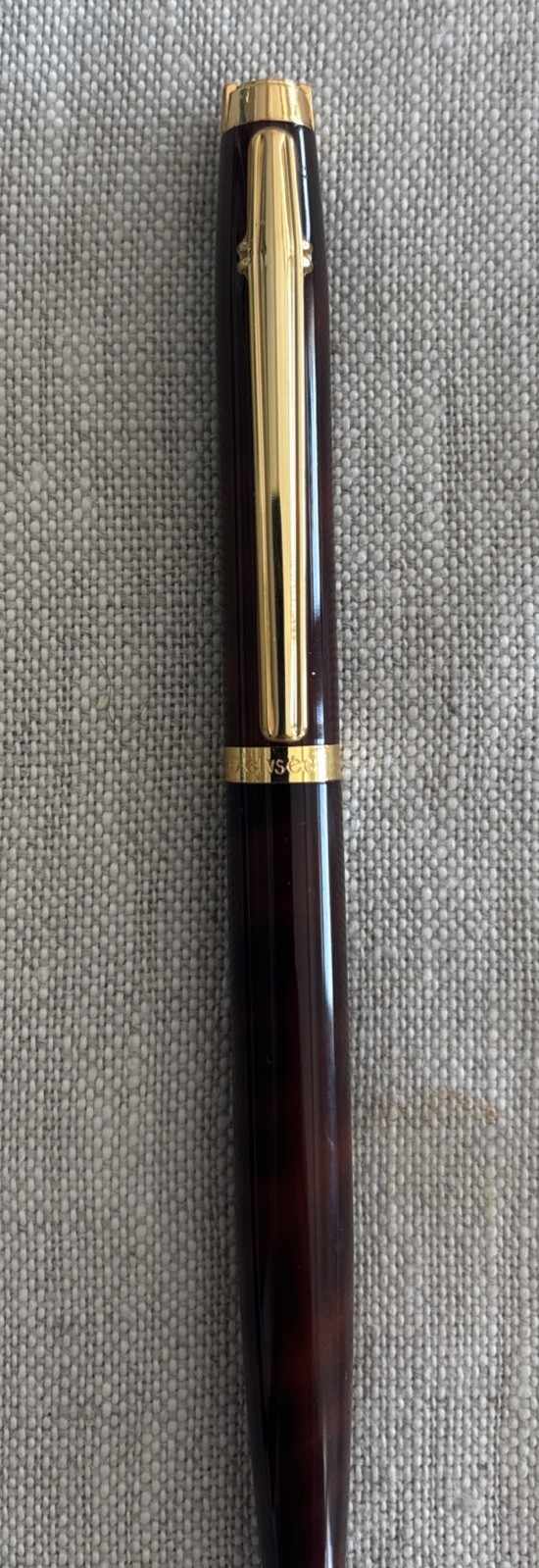 Elysee En Vogue Laque Brown Ballpoint Pen Mint W Case And Box