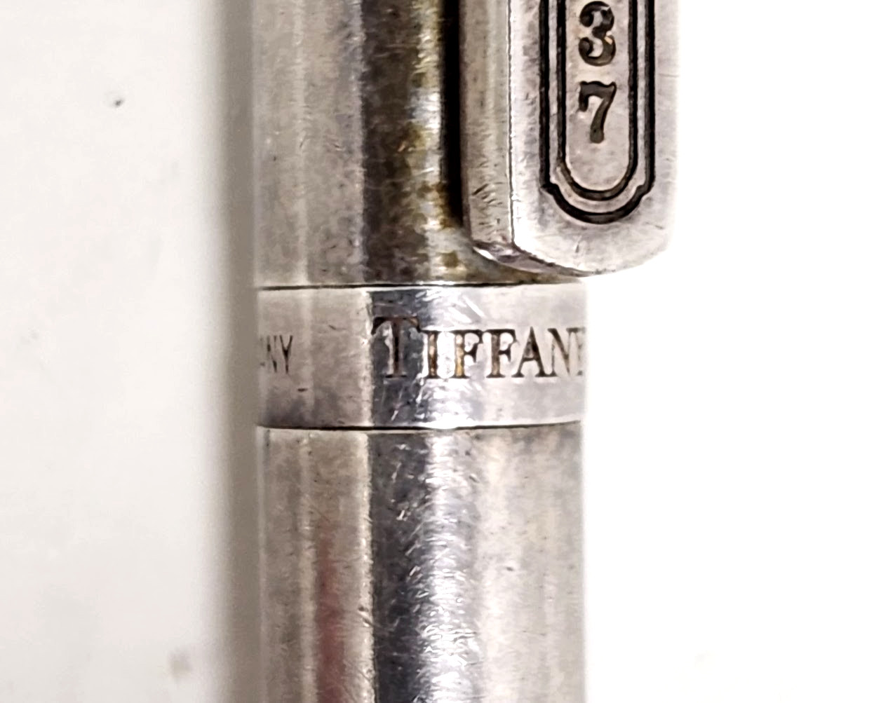 Tiffany & Co. 1837 Ballpoint Pen Sterling Silver 925 Made in Germany – 4 1/2″
