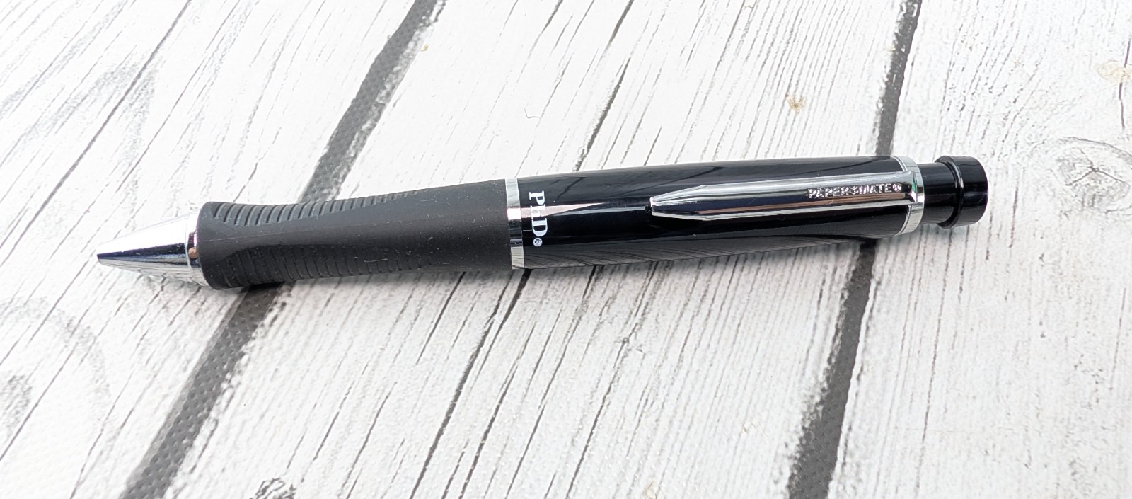 Paper Mate PhD Black Ball Point Pen 1.0mm Black Ink New Old Stock