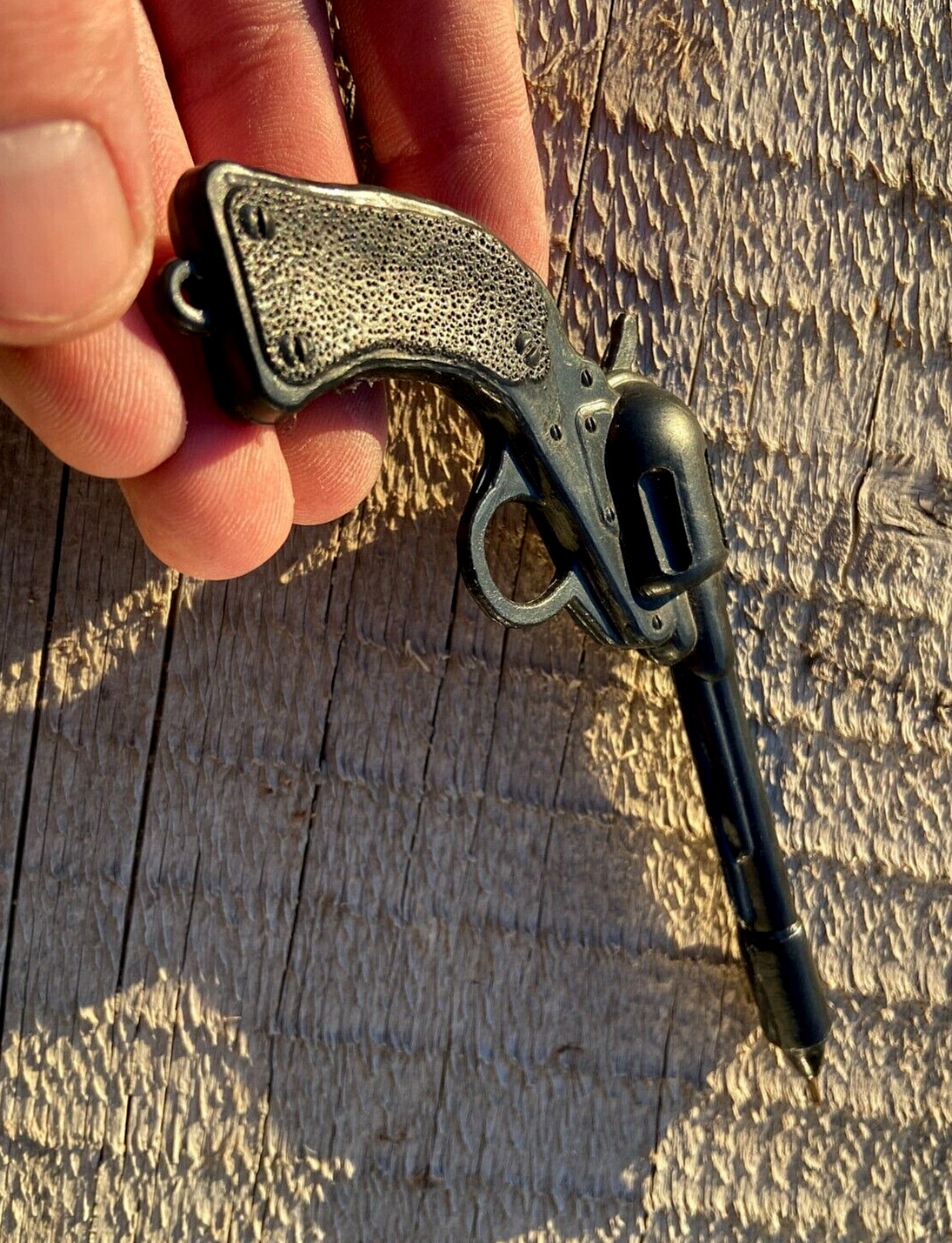 Vintage Souvenir Mini Ballpoint Pen Pistol USSR Ukrainian Sellers