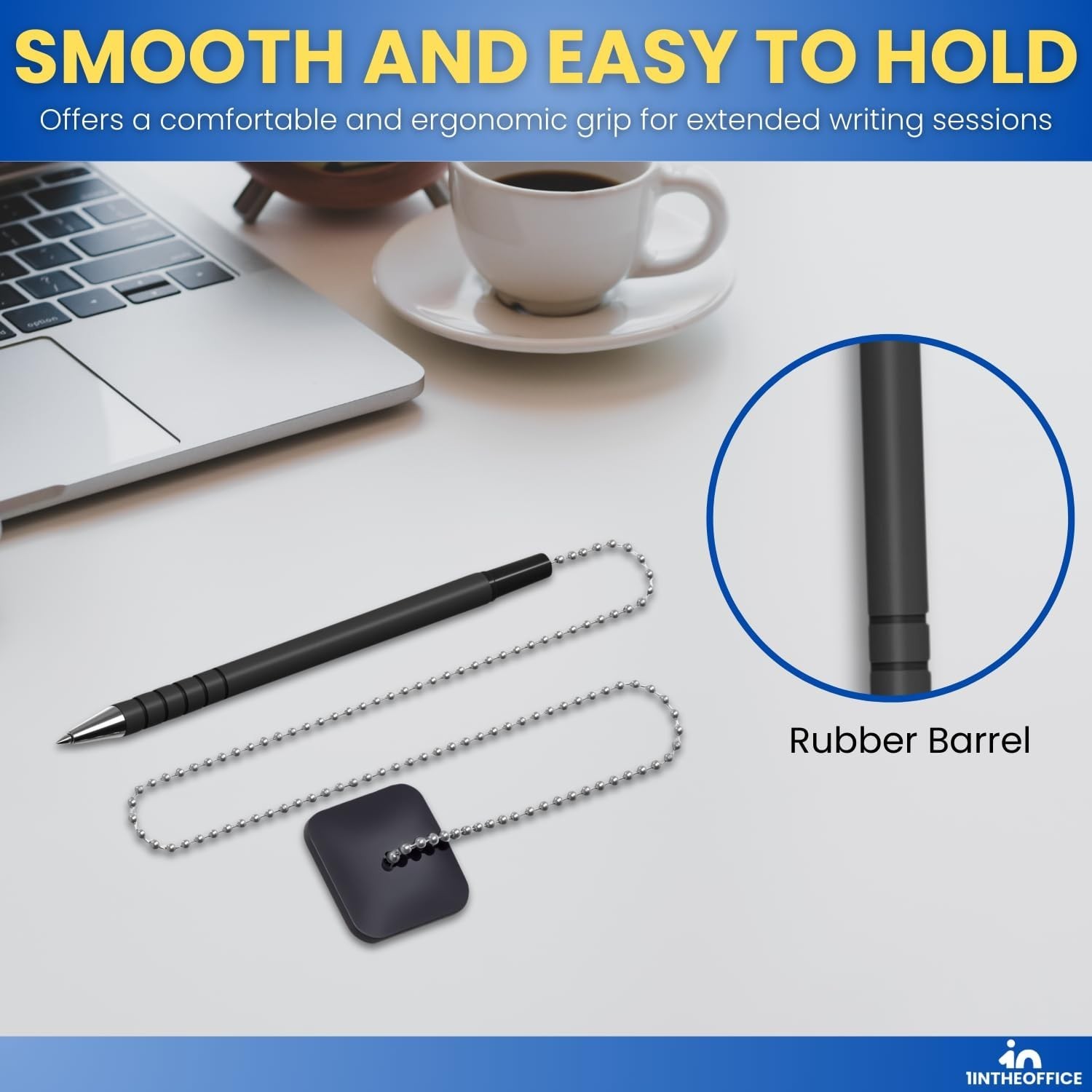 Pen with Chain 7mm Security Pen with Adhesive Pad Pen with Chain For Desk Wit…