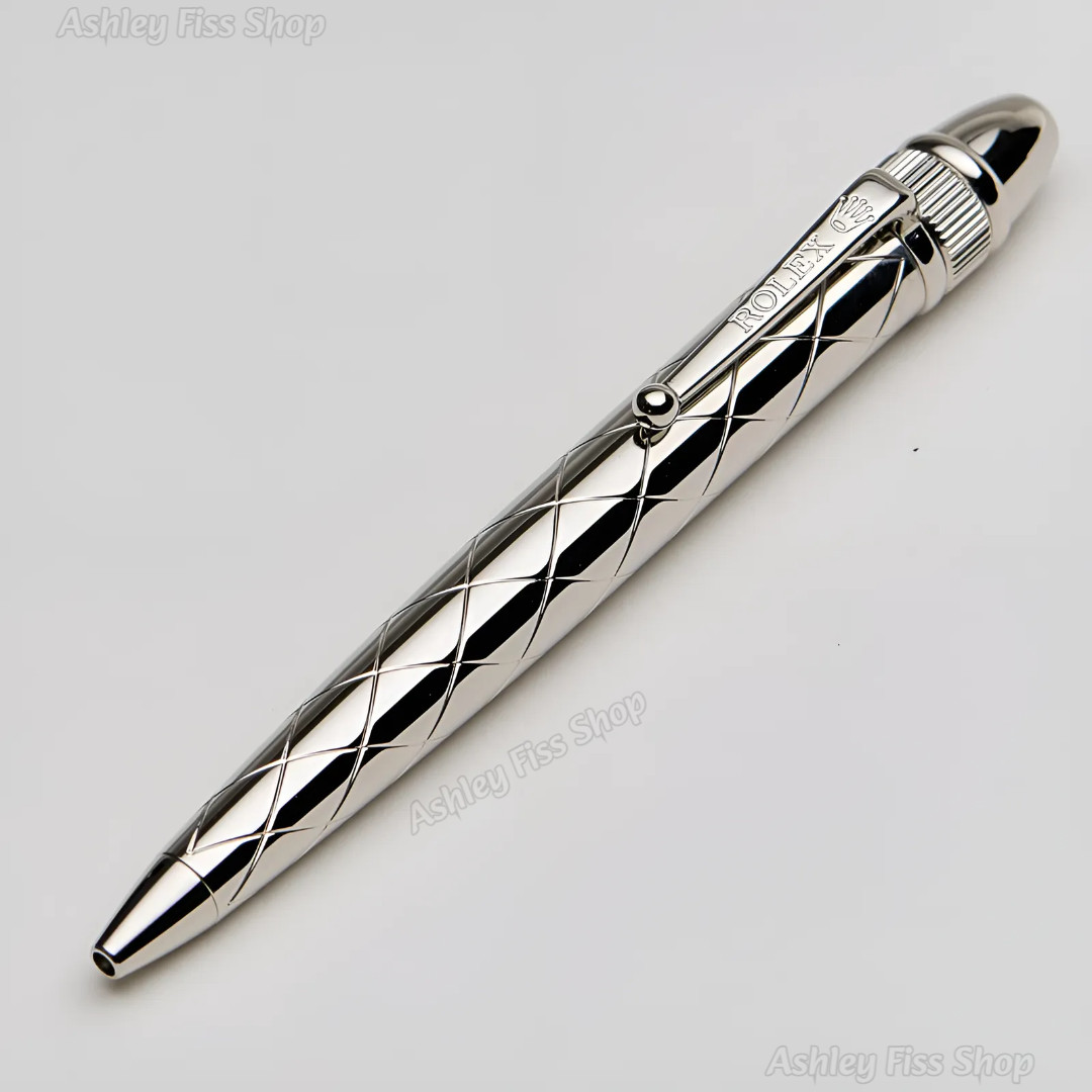 Rolex Silver Ballpoint Pen Novelty Gift Set Rare Luxury VIP Collectible