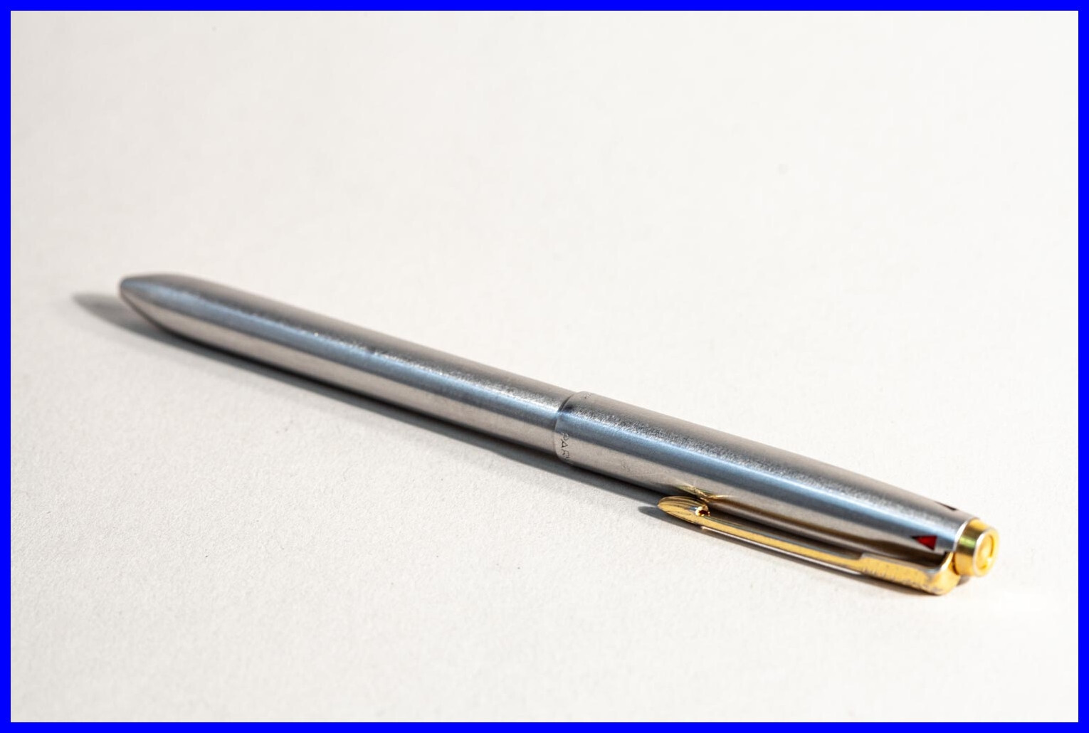 1970/80s Parker Stainless Steel 4 Colors Print Ballpoint Pen – Germany