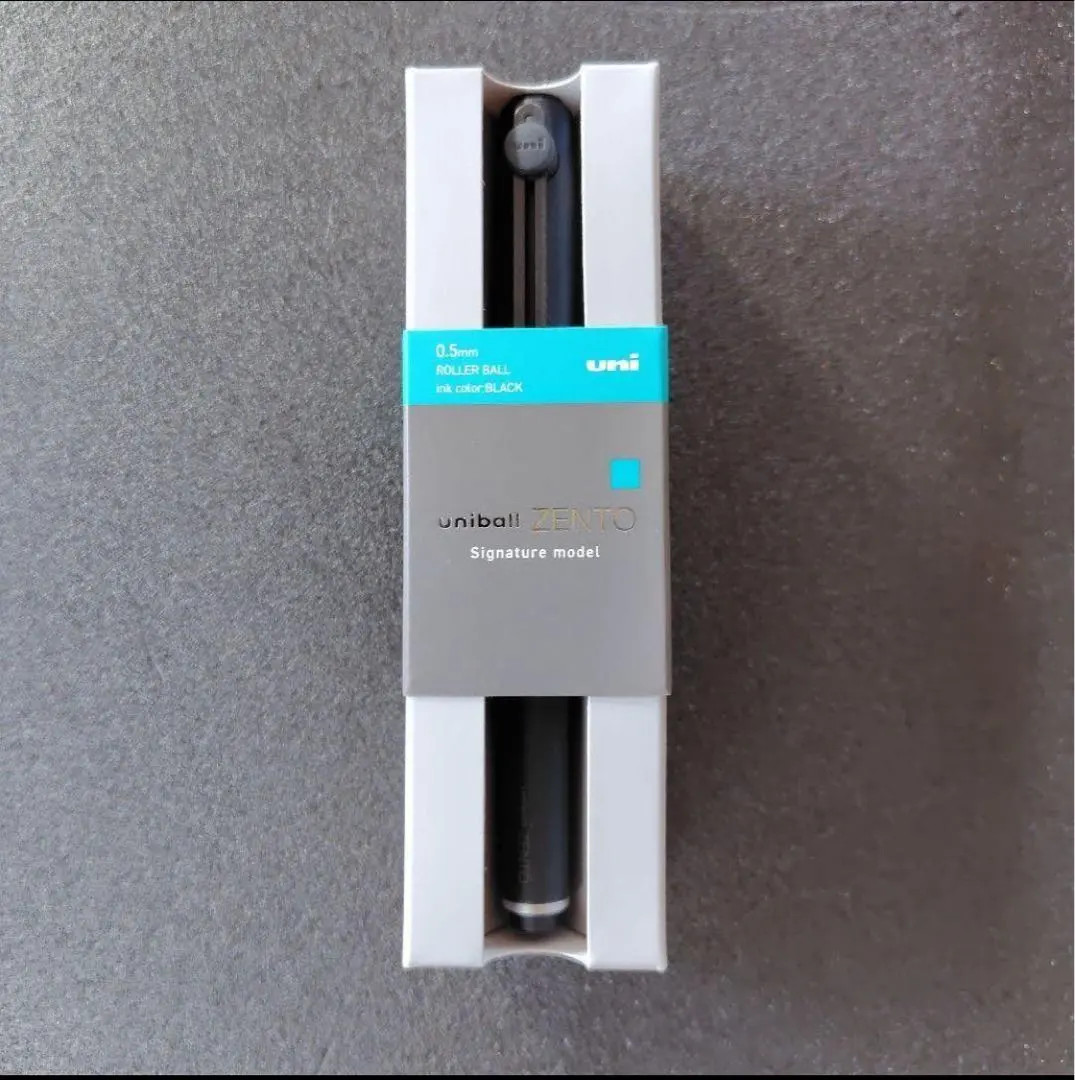 Mitsubishi Uni-ball ZENTO Black 0.5mm Signature Model Roller Ball Pen NEW JAPAN