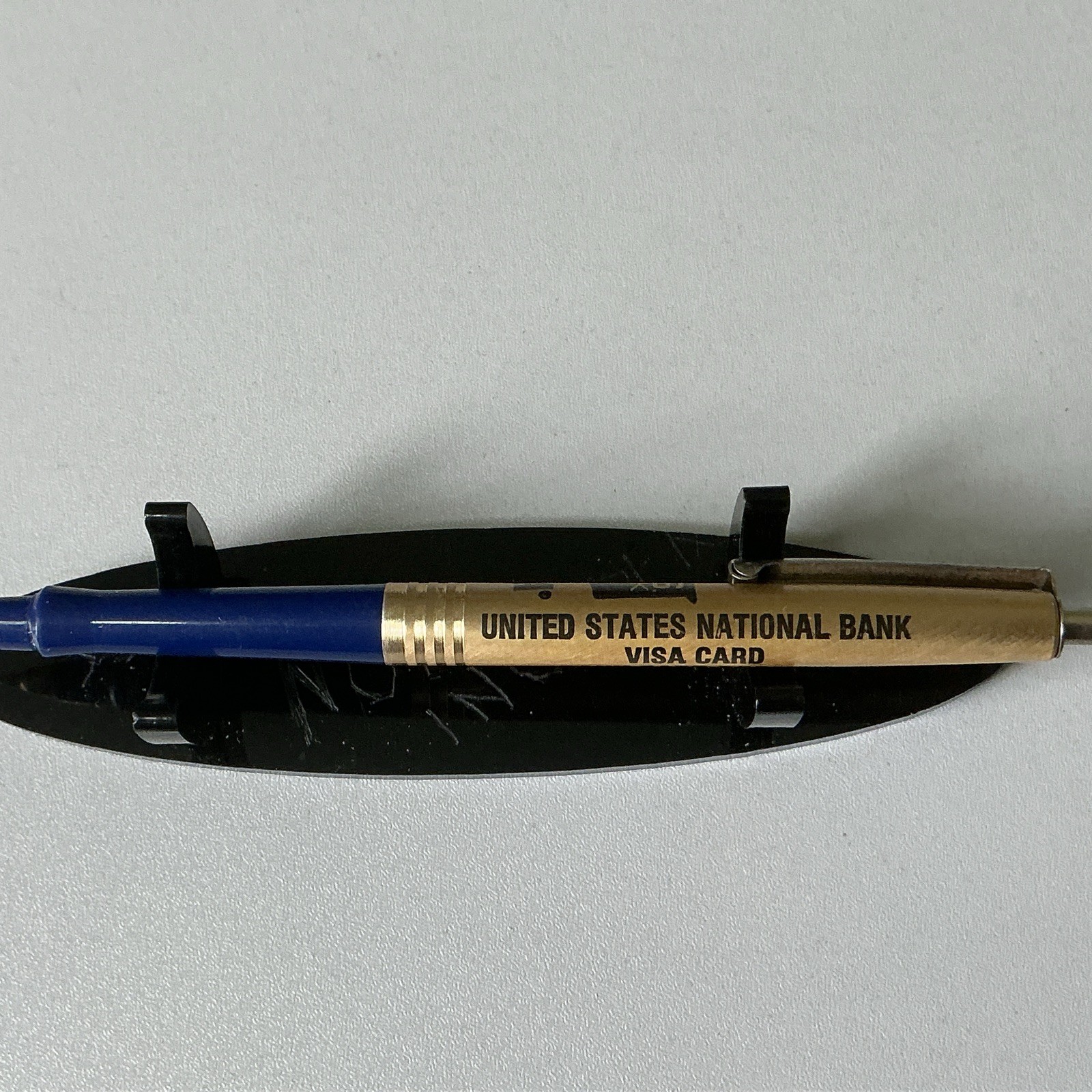 VTG Ballpoint Pen – United States National Bank Visa Card Bank Card Div. – Y40