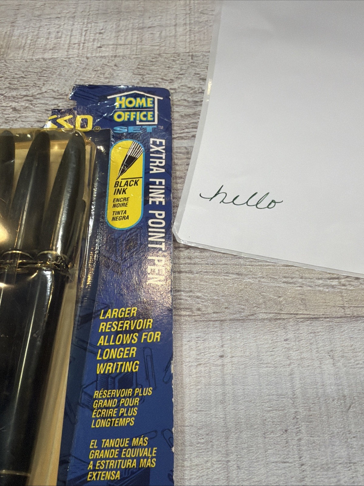New 1996 Sanford Expresso Extra Fine Polymer Point Pens Lot Of 4 Black 0.3 mm
