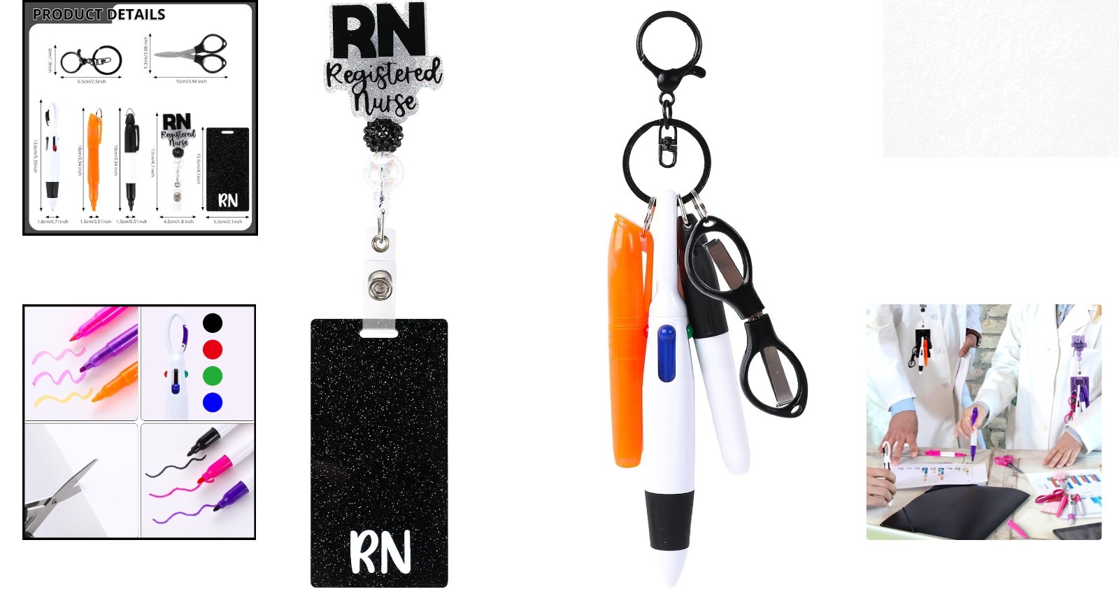 7-Piece RN Pen Set – Complete Toolkit for Organized Patient Care & Note-Taking