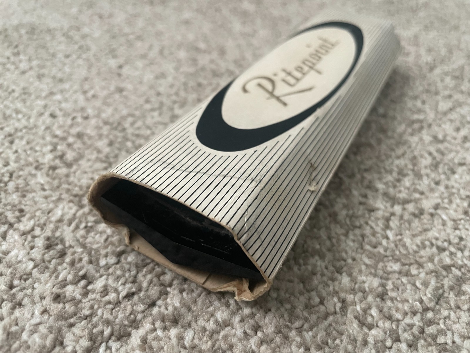 Vintage Ritepoint Gold Ballpoint Pen Pencil Set w/Plastic Case & «Showcase» Pckg