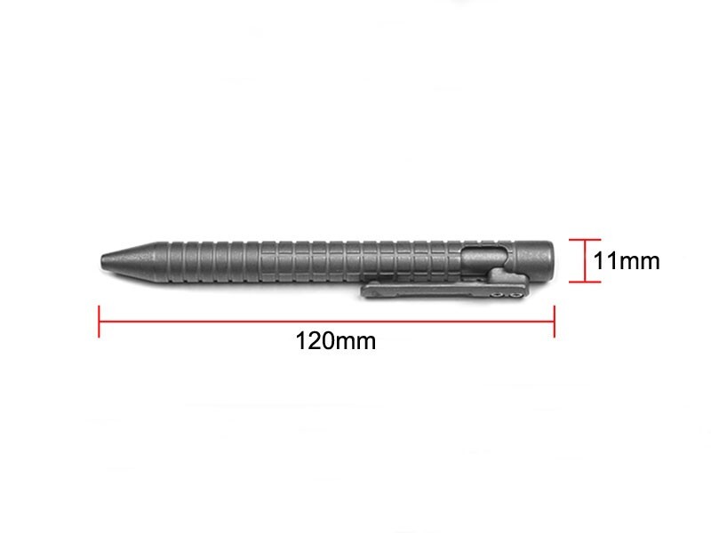 Outdoor EDC Practical Titanium Alloy Pocket Ballpoint Pen Working Pen Portable