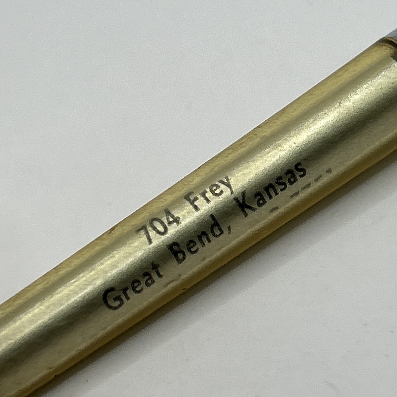 VTG Ballpoint Pen A & A Iron And Metal Great Bend Kansas