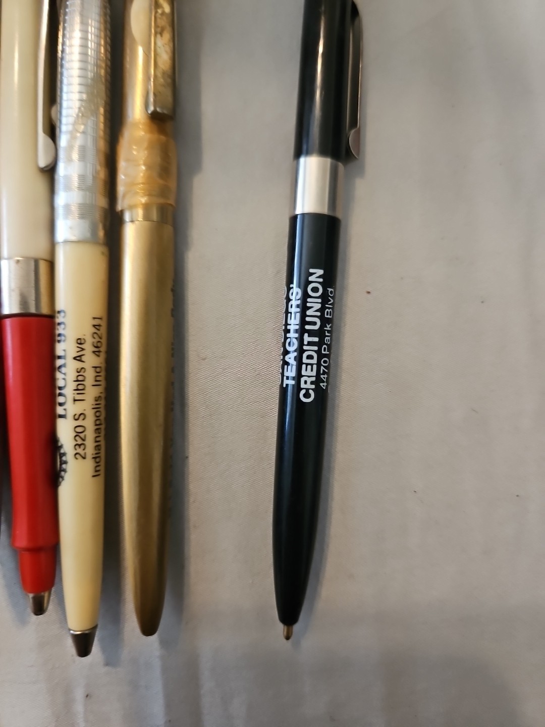 Lot of 15 Vintage Advertising Ballpoint Pens Branded Coors Rare+ Bic Clic