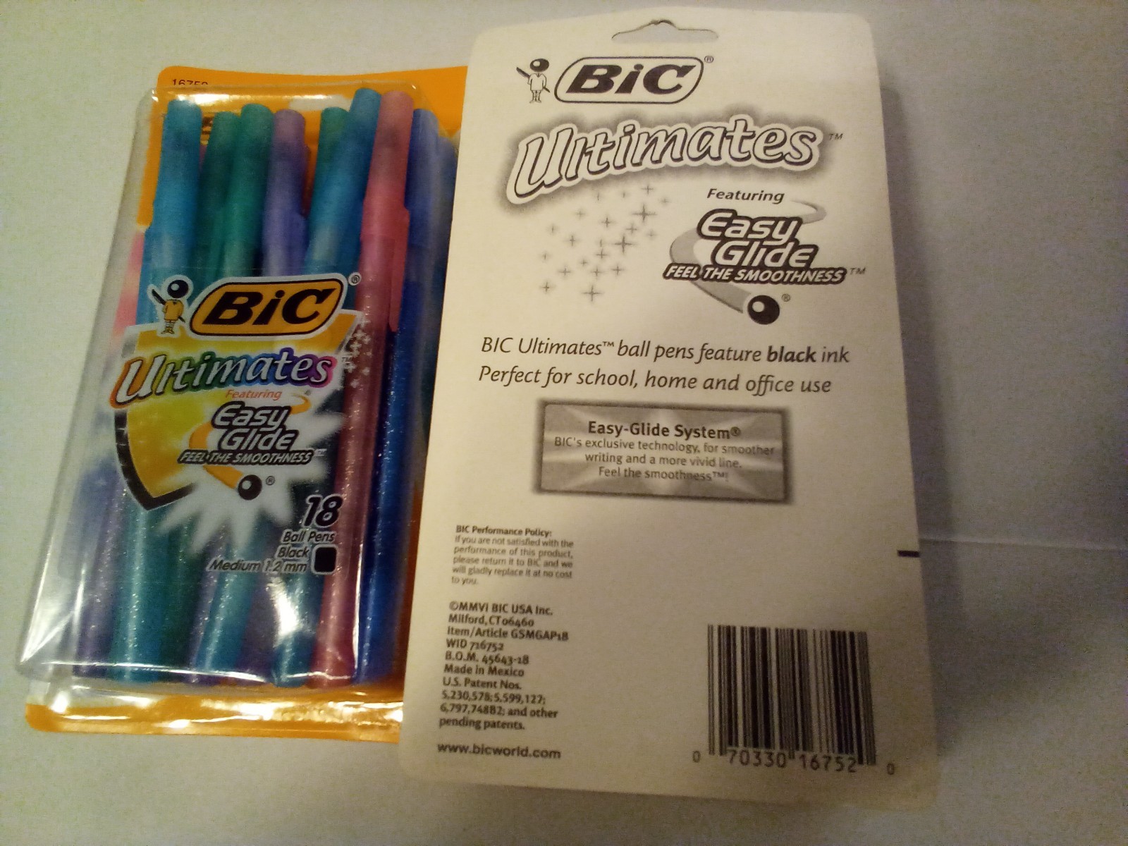 BIC Ultimates Vintage Ballpoint Pens Medium Black 2 Packs 36 Pens Total RARE