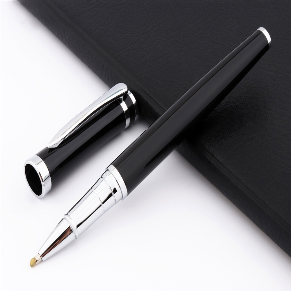 Classic Executive Metal Rollerball Pen, You Ping 3035, Smooth Black Fine Point