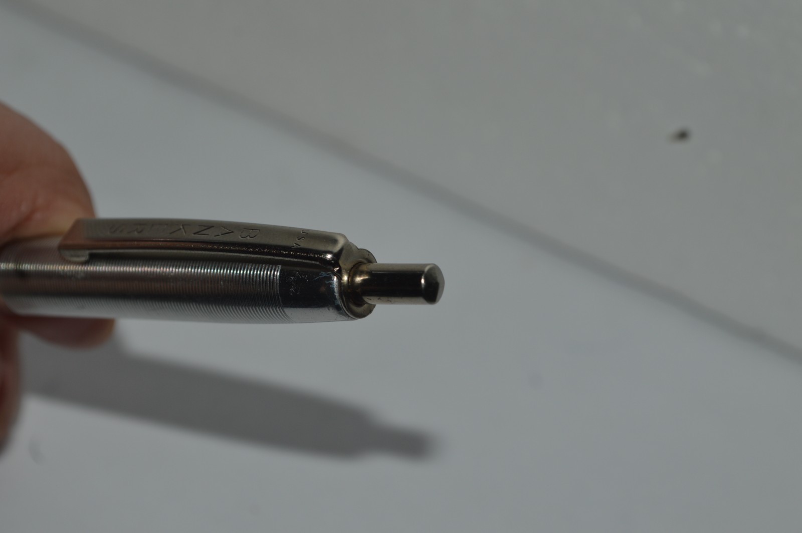 BANKERS Ballpoint Pen Red Plastic Barrel Metal Cap Made In USA Circa 1970s