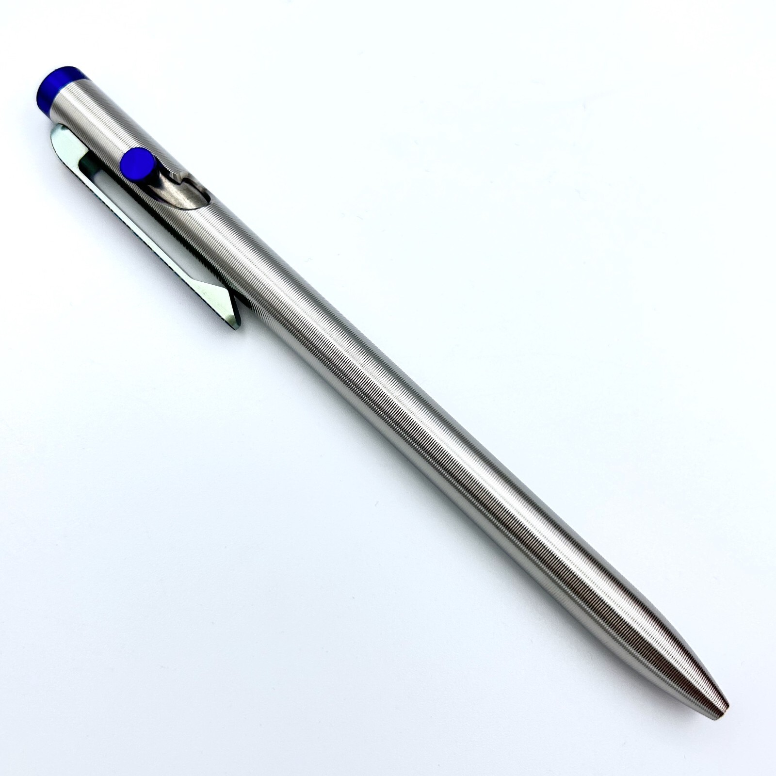Tactile Turn – Titanium Slim Bolt Action Standard Size Pen Custom J-wave Clip