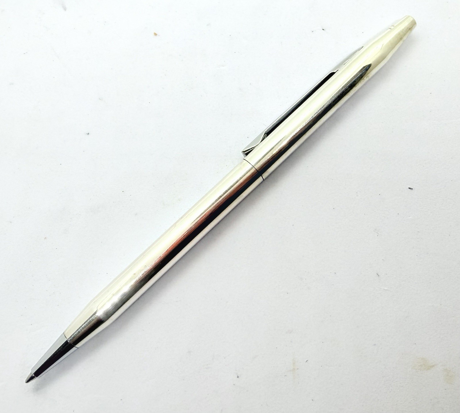Tiffany Sterling Silver 925 Ballpoint Pen Full Functional Fashion Brand