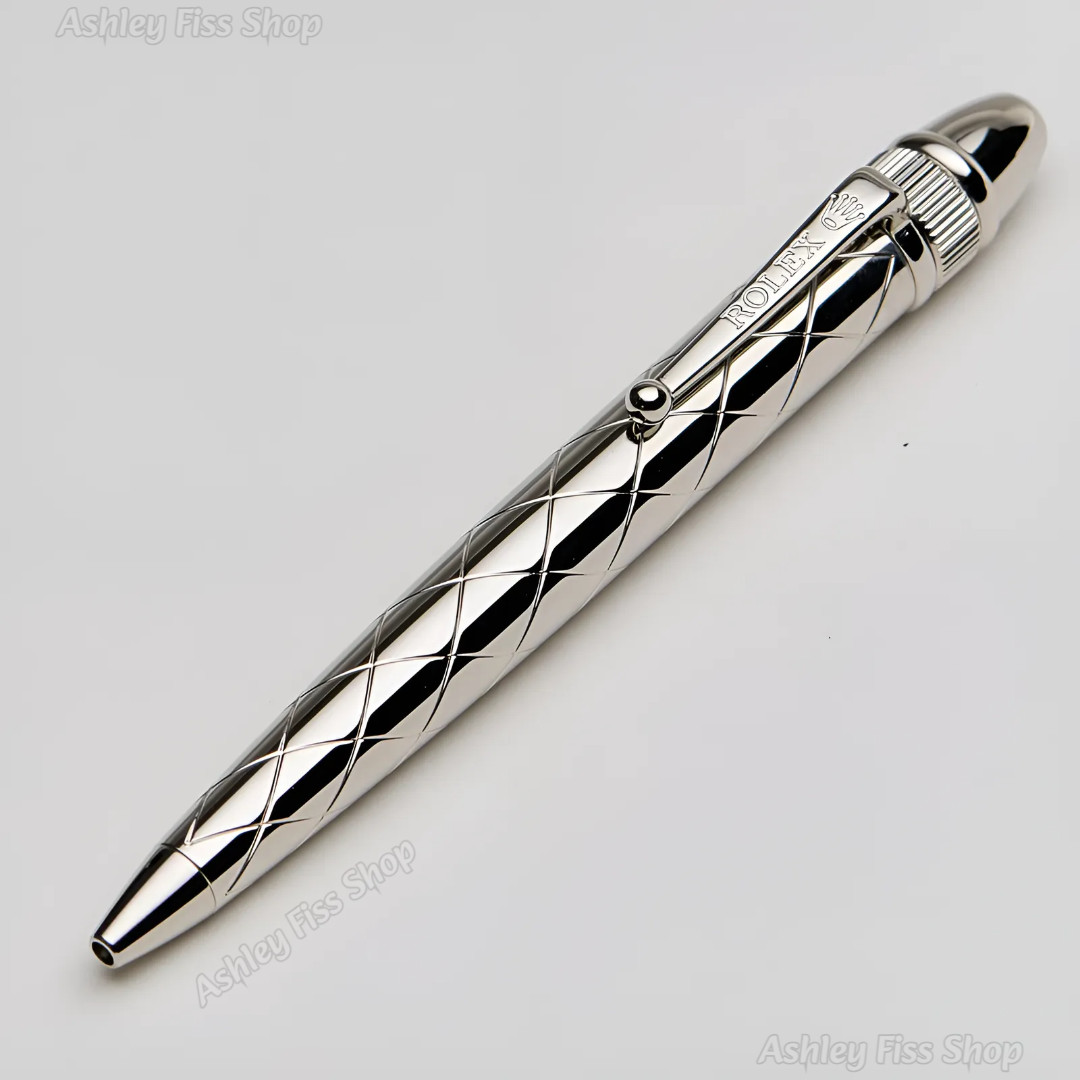 Rolex Silver Ballpoint Pen Novelty Gift Set Rare Luxury VIP Collectible