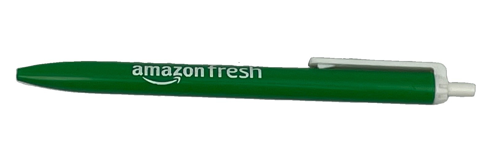 ⭐️ Amazon Fresh Green Smile Logo Click Ballpoint Pen Business Retail Promo ⭐️