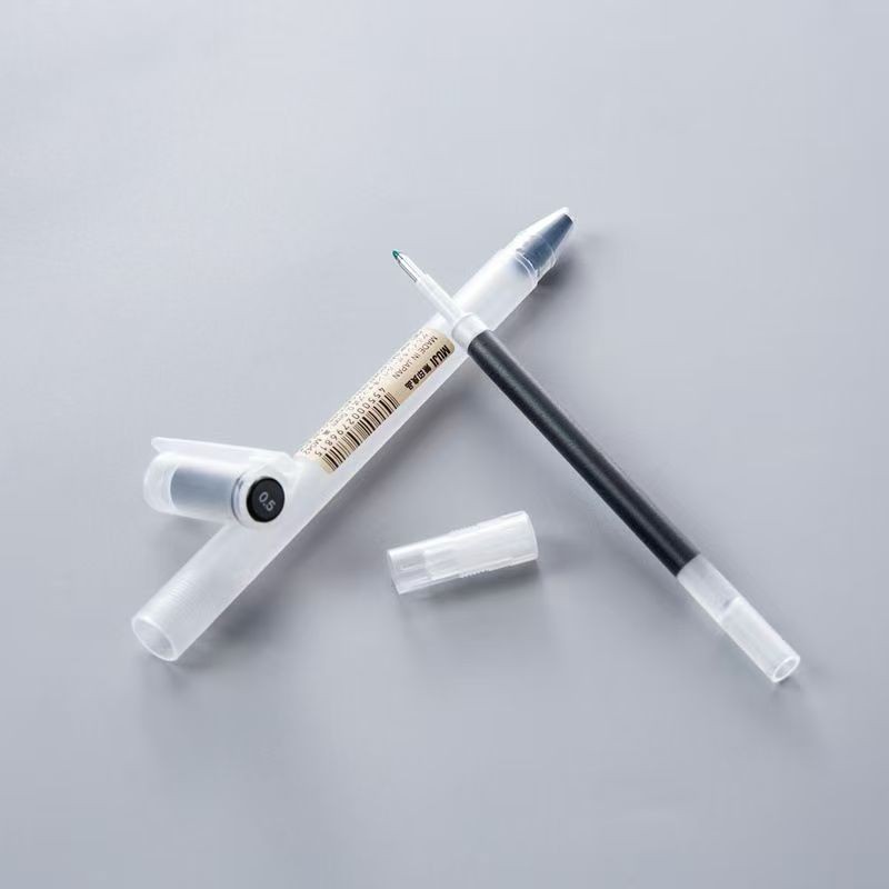 10 pcs Muji New Style Moma Japan 0.38/0.5mm Non-toxic Gel Ink Pen Muji Ballpoint