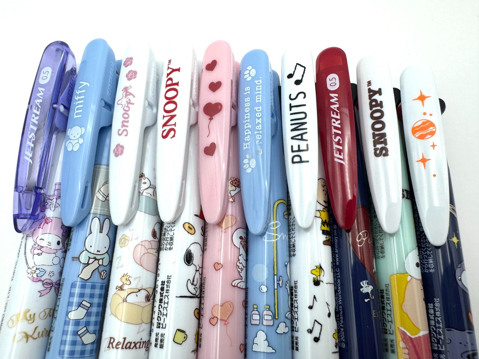 Uni Jetstream 3 color Ballpoint Pen 0.5mm Japan Limited Snoopy Miffy Sanrio