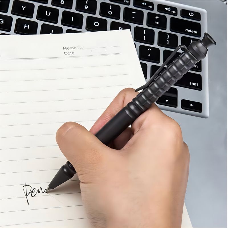 1PC Titanium Ballpoint Pen Business Office Signing Writing Pen EDC Pocket Pen