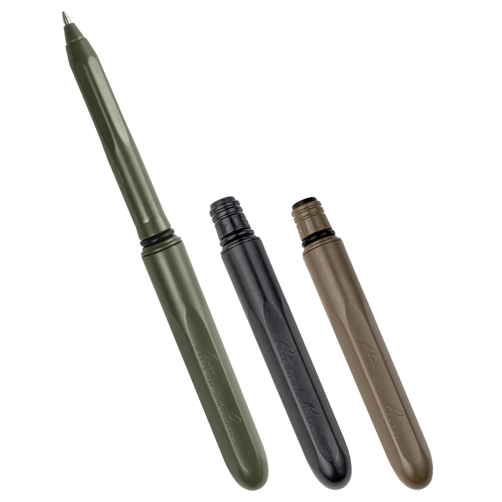 Rite In The Rain All-Weather Edc Pen Flat Dark Earth Black Od Green Pokka
