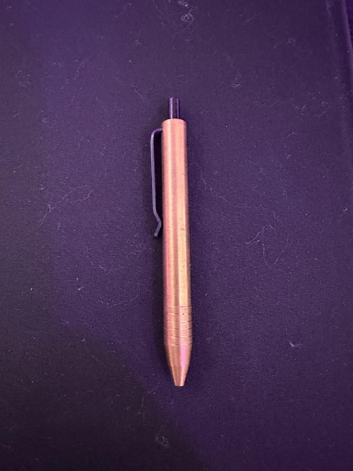 Petes Pirate Life Brass Mini Click Pen