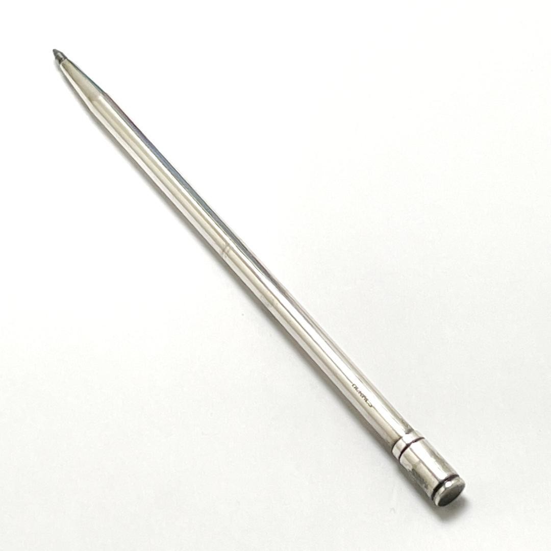 Hermes Agenda Ballpoint Pen 925 Sterling Silver Pre-Owned Luxury Writing