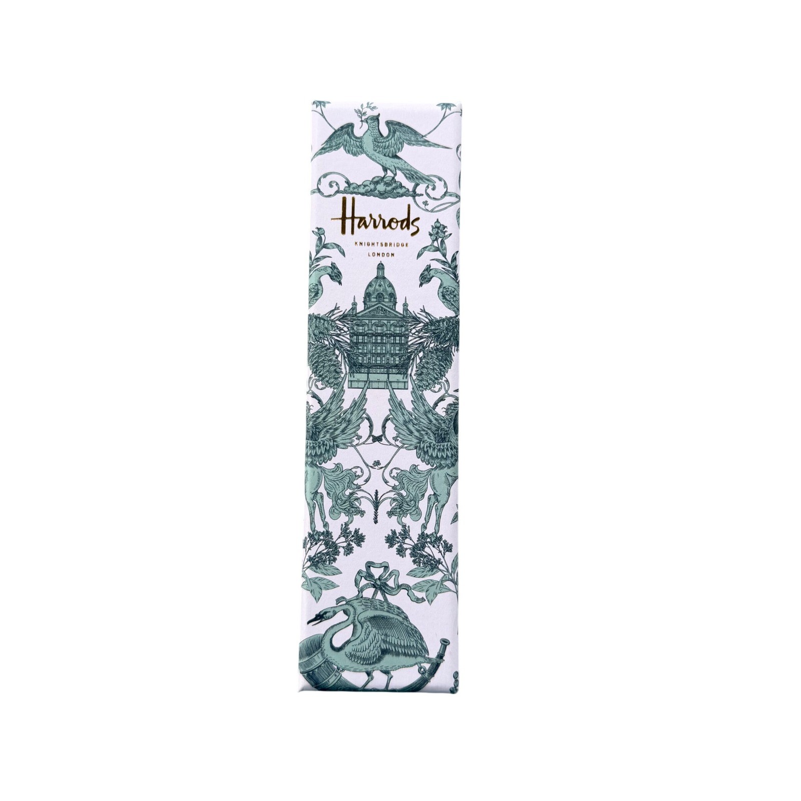 Harrods Menagerie Ballpoint Pen Unisex OS Green Gold Luxury London Souvenir Box