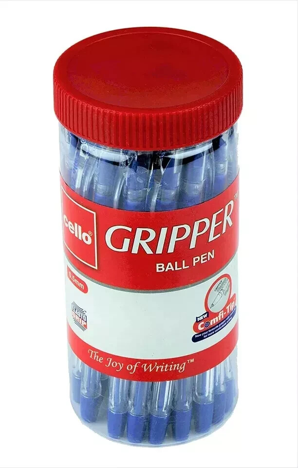 25No. Cello Gripper Blue Ball Pen – Best for Smooth Professional Writing -F Ship